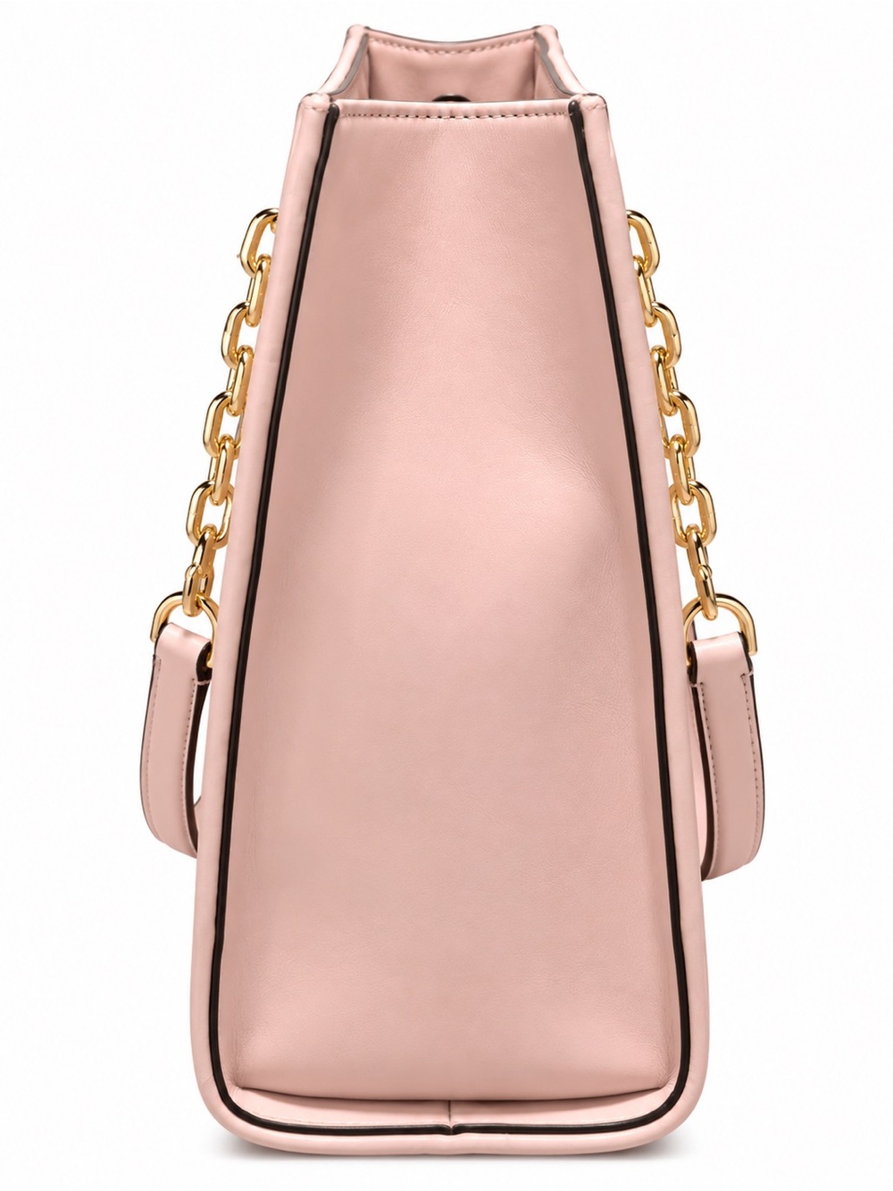 Michael Kors Pink Serena Leather Tote Large East West Powder Blush - Picture 6 of 11
